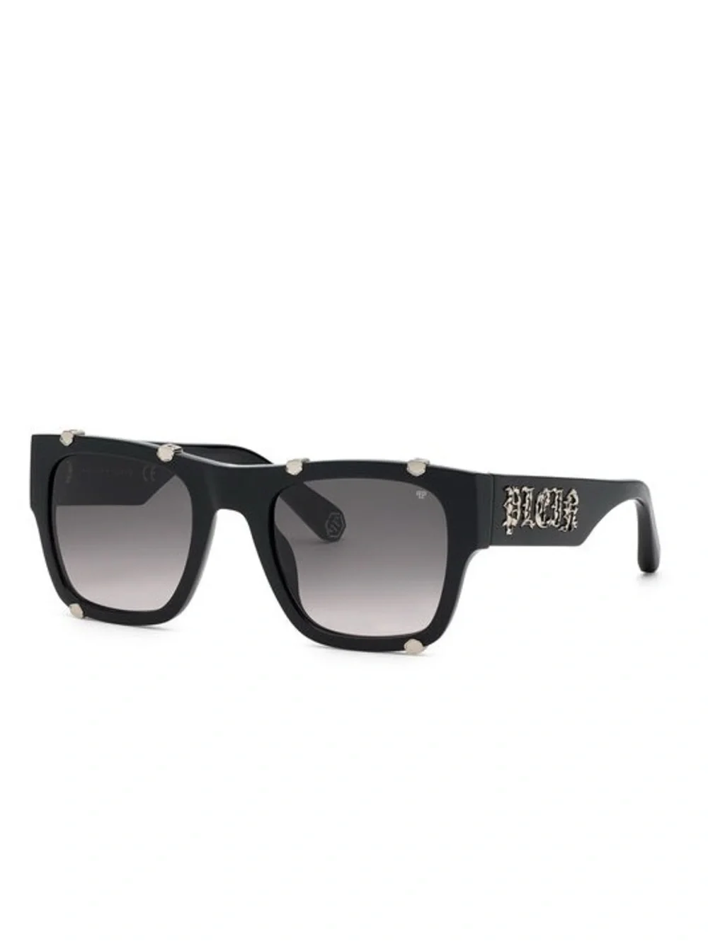 New Philipp Plein Square Gothic Plein Icon Square Sunglasses SPP042W